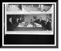 Antique Military - Signing the treaty which averted, 1915