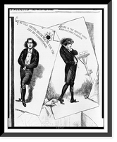 Historic Framed Print, Oscar Wilde, the apostle of aestheticism,  17-7/8" x 21-7/8"