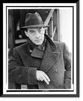 Historic Framed Print, [Erich Maria Remarque, half-length portrait, standing, facing front],  17-7/8" x 21-7/8"