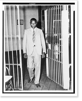 Historic Framed Print, Scottsboro case" Negro paroled",  17-7/8" x 21-7/8"