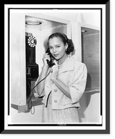 Lovely Dorothy Dandridge arrives at Idlewild Airport from Europe for a busy week..photo by Kas Heppner, Vintage Print