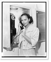 Lovely Dorothy Dandridge arrives at Idlewild Airport from Europe for a busy week..photo by Kas Heppner, Vintage Print