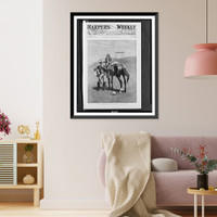 The Frontier trooper's thanatopsis.from the painting by Frederic Remington, Historic Print