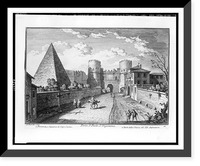 Porta S. Paolo ot. Trigemina./G. Vasi dis. e inc, Antique Poster