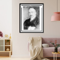Historic Framed Print, [Clifford Sifton, half-length portrait, facing slightly left, arms folded],  17-7/8" x 21-7/8"