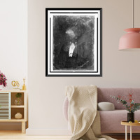 Historic Framed Print, [Roger S. Baldwin, three-quarter length portrait, facing slightly left] - 2,  17-7/8" x 21-7/8"