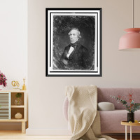 Unidentified man, about 70 years of age, half-length portrait, facing three-quarters to the left, Antique Wall Art