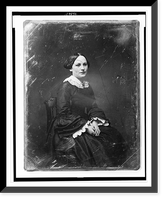 Unidentified woman, about 20 years of age, three-quarter length portrait, three-quarters to the right, seated, hands in lap - 2 Classic, Vintage Poster