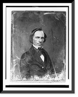 Unidentified man, about 40 years of age, head-and-shoulders portrait, three-quarters to the right, facing front, Antique Print