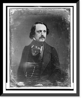 Unidentified man, about 35 years of age, half-length portrait, slightly to left, head three-quarters to right, Antique Poster