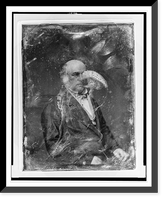 Unidentified man, about 60 years of age, half-length portrait, three-quarters to the right, hands in lap, Historic Reproduction