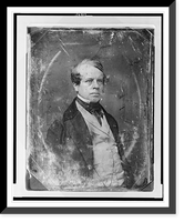 Unidentified man, about 35 years of age, half-length portrait, three-quarters to the right, wearing white waistcoat, Historic Reproduction