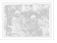 Cardinal Logue at his reception, Vintage Print