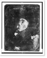 Andrew Jackson, head-and-shoulders portrait, nearly in profile to left, leaning against pillow of which ticking appears in lower left corner - 3, Vintage Print