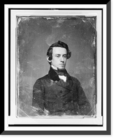 Unidentified man, about 20 years of age, head-and-shoulders portrait, three-quarters to right, Vintage Poster