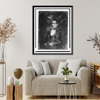 Historic Framed Print, [William Morris Meredith, half-length portrait, three-quarters to left] - 2,  17-7/8" x 21-7/8"