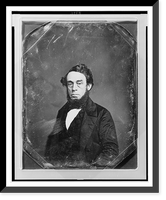 Historic Framed Print, [Unidentified man, half-length portrait, three-quarters to the left, eyes facing front, with beard],  17-7/8" x 21-7/8"