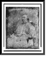 Nicholas Patrick Wiseman, three-quarter length portrait, seated in armchair, three-quarters to the left, in clerical robe - 2, Historic Reproduction