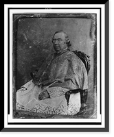 Nicholas Patrick Wiseman, three-quarter length portrait, seated in armchair, three-quarters to the left, in clerical robe - 3, Vintage Wall Art