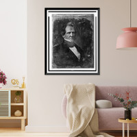 Winfield Scott, head-and-shoulders portrait, head three-quarters to the right, eyes front, in civilian dress - 2, Vintage Print