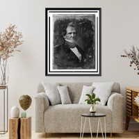 Winfield Scott, head-and-shoulders portrait, head three-quarters to the right, eyes front, in civilian dress - 2, Vintage Print