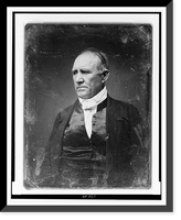 Historic Framed Print, [Sam Houston, half-length portrait, three-quarters to the left, in civilian dress, clean shaven] - 3,  17-7/8" x 21-7/8"