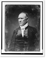 Historic Framed Print, [Sam Houston, half-length portrait, three-quarters to the left, in civilian dress, clean shaven] - 3,  17-7/8" x 21-7/8"