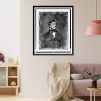 Henry Lawrence Kinney, half-length portrait, three-quarters to the right - 2, Vintage Wall Art