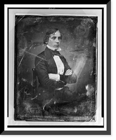 Unidentified man, about 25 years of age, three-quarter length portrait, three-quarters to the right, seated in chair, with arms folded - 2, Antique Print
