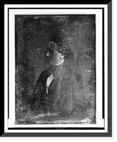 Balie Peyton, half-length portrait, face nearly in profile to the left - 2, Antique Print