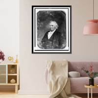 Unidentified man, about 75 years of age, half-length portrait, three-quarters to the left, wearing spectacles Classic, Historic Reproduction