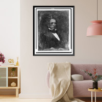 Historic Framed Print, [Unidentified man, head-and-shoulders portrait, three-quarters to the right],  17-7/8" x 21-7/8"