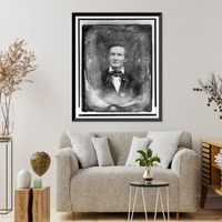 Unidentified man, about 45 years of age, head-and-shoulders portrait, nearly facing front - 2, Antique Wall Art