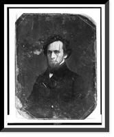 Unidentified man, about 30 years of age, head-and-shoulders portrait, three-quarters to the left, with chin whiskers, Vintage Wall Art