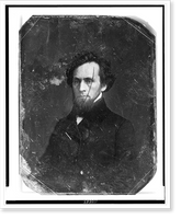 Unidentified man, about 30 years of age, head-and-shoulders portrait, three-quarters to the left, with chin whiskers, Vintage Wall Art