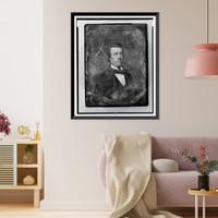Historic Framed Print, [Unidentified man, head-and-shoulders portrait, three-quarters to the right] - 2,  17-7/8" x 21-7/8"
