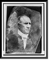 Historic Framed Print, [Sam Houston, head-and-shoulders portrait, three-quarters to the right] - 2,  17-7/8" x 21-7/8"