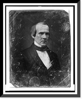 Historic Framed Print, [Unidentified man, head-and-shoulders portrait, three-quarters to right],  17-7/8" x 21-7/8"