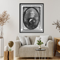 Nathan Kelsey Hall, half-length portrait, three-quarters to the left - 2, Antique Wall Art