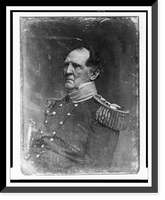 Historic Framed Print, [Winfield Scott, head-and-shoulders portrait, three-quarters to the left, in military uniform] - 3,  17-7/8" x 21-7/8"