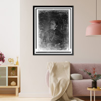 Historic Framed Print, [William Hickling Prescott, half-length portrait, three-quarters to the left] - 2,  17-7/8" x 21-7/8"