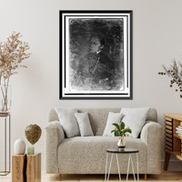 Historic Framed Print, [William Hickling Prescott, half-length portrait, three-quarters to the left] - 2,  17-7/8" x 21-7/8"