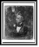 Unidentified man, about 50 years of age, head-and-shoulders portrait, the face nearly in profile to the left, Historic Reproduction