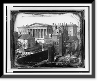 United States Patent Office, Washington, D.C., showing F Street facade, possibly taken from the upper floor of the General Post Office - 2, Antique Poster