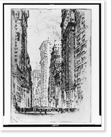 Historic Framed Print, [The Stock Exchange].J. Pennell.,  17-7/8" x 21-7/8"
