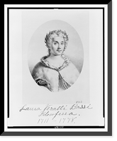 Laura Veratti Bassi, filosofessa. 1711-1778, Vintage Poster