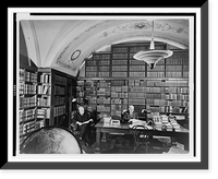 Sen. Harold H. Burton and Sen. Carl Hayden in the Senate library, U.S. Capitol.Life photo by Andreas Feininger, Historic Print