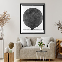 Historic Framed Print, Odysseus attacking Circe, Etruscan mirror - New York.F. Eudell.,  17-7/8" x 21-7/8"