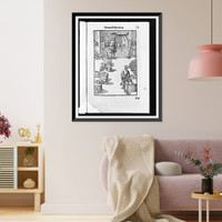 Interior view of a metallurgical workshop where men are removing impurities from silver Classic, Vintage Print