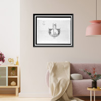 Submarine (Submarine Vessel, Submarine Bombs and Mode of Attack") for the United States government. Submarine vessel, transverse section" - 2, Vintage Wall Art